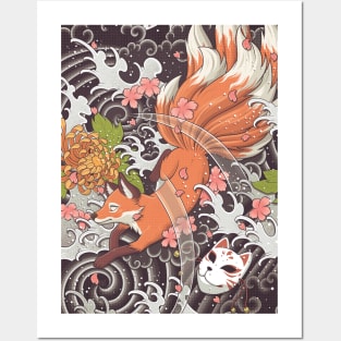 Nine Tailed Fox Posters and Art